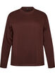 Basic T-shirt met lange mouwen, Bruin, Packshot image number 0