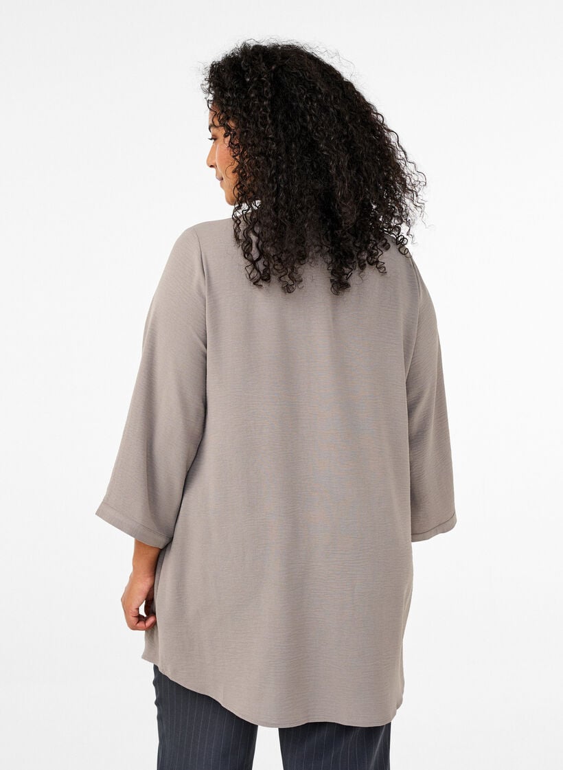 Tuniek met 3/4 mouwen, Beige, Model image number 2