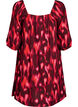 Strandjurk in viscose met print, Roze, Packshot image number 1