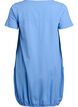 Katoenen jurk met korte mouwen, Blauw, Packshot image number 1