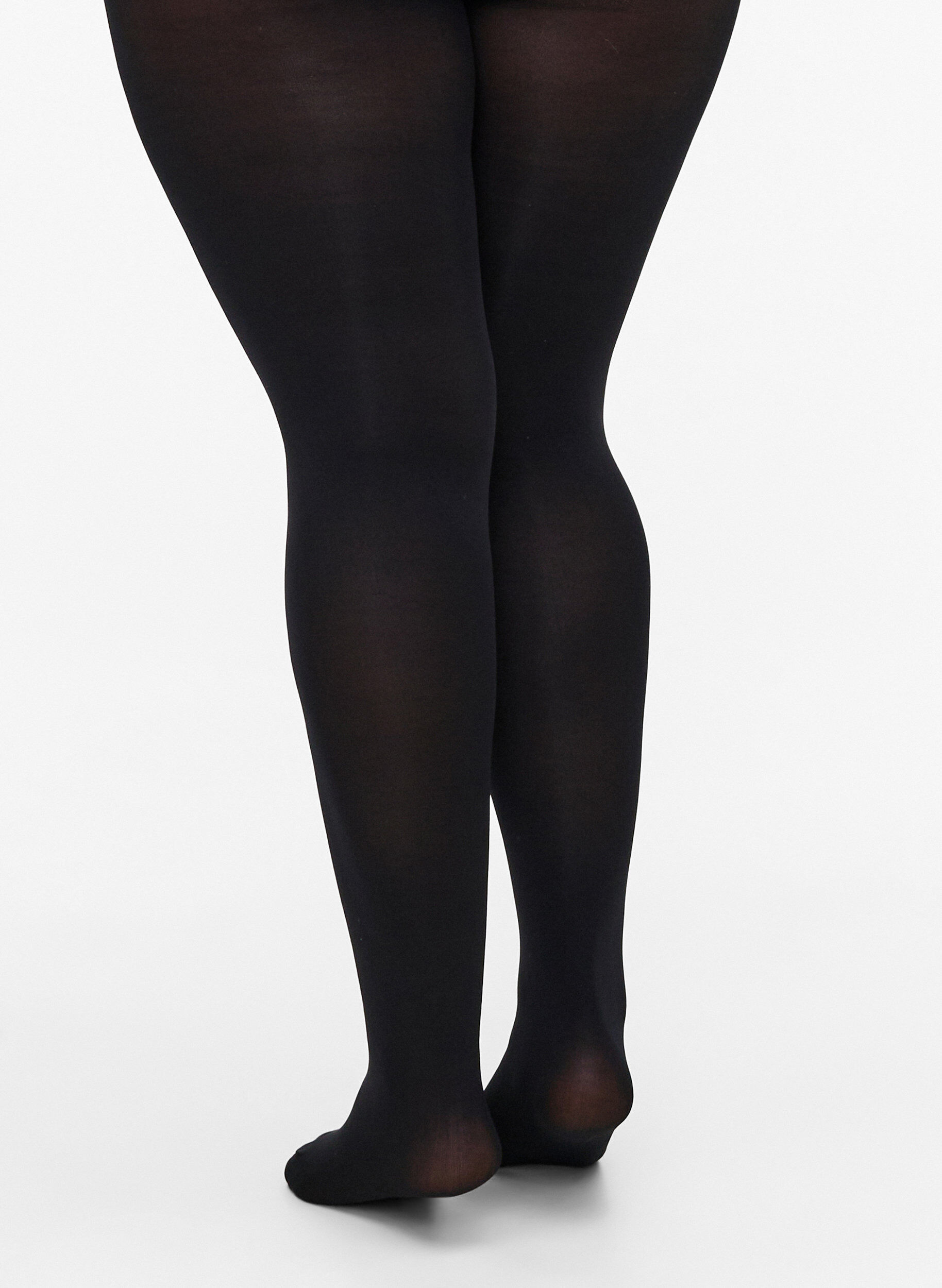 Zizzi Panty in 100 denier, Zwart, Model image number 1