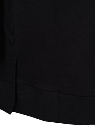 Sweaterjurk met capuchon, Black Solid, Packshot image number 3