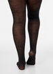 Panties met bloemenpatroon 30 denier, Zwart, Model image number 3