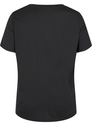 T-shirt met korte mouwen en een ronde hals, Black MB, Packshot image number 1