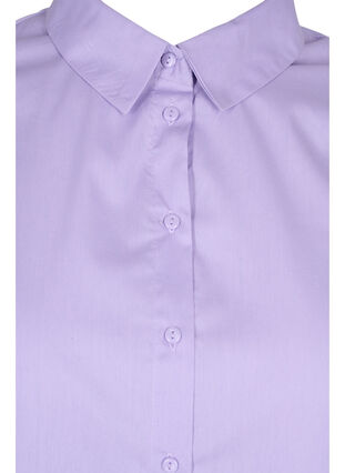 Blouse met lange mouwen en een hoge manchet, Lavender, Packshot image number 2