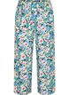 Losse viscose broek met print, Multi AOP, Packshot image number 0