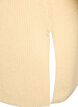 Gebreide trui met diagonale structuur en raglanmouwen, Geel, Packshot image number 3