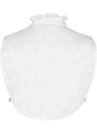 Losse overhemdkraag met ruche kraag, Bright White, Packshot image number 1