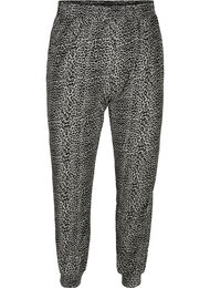 Katoenen pyjama broek met bloemenprint, Leo AOP
