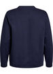 Sweatshirt met ronde hals, Blauw, Packshot image number 1
