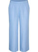 Losse broek met elastische tailleband en zakken, Blauw, Packshot image number 0