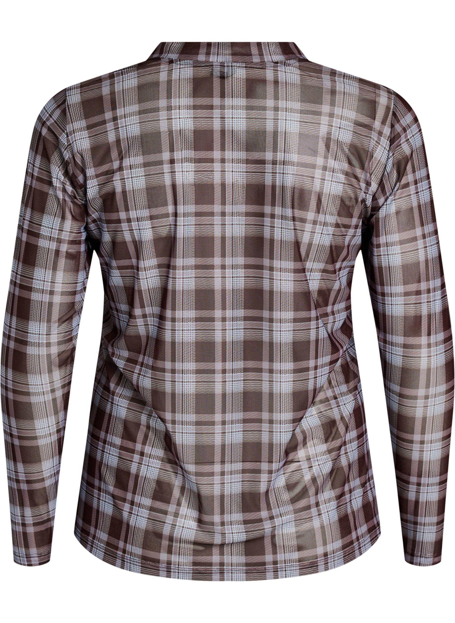 ZizziMesh blouse met stippen, 9995, Packshot image number 1