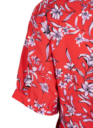Flash - Bedrukte A-lijn jurk, Poinsettia Flower, Packshot image number 3