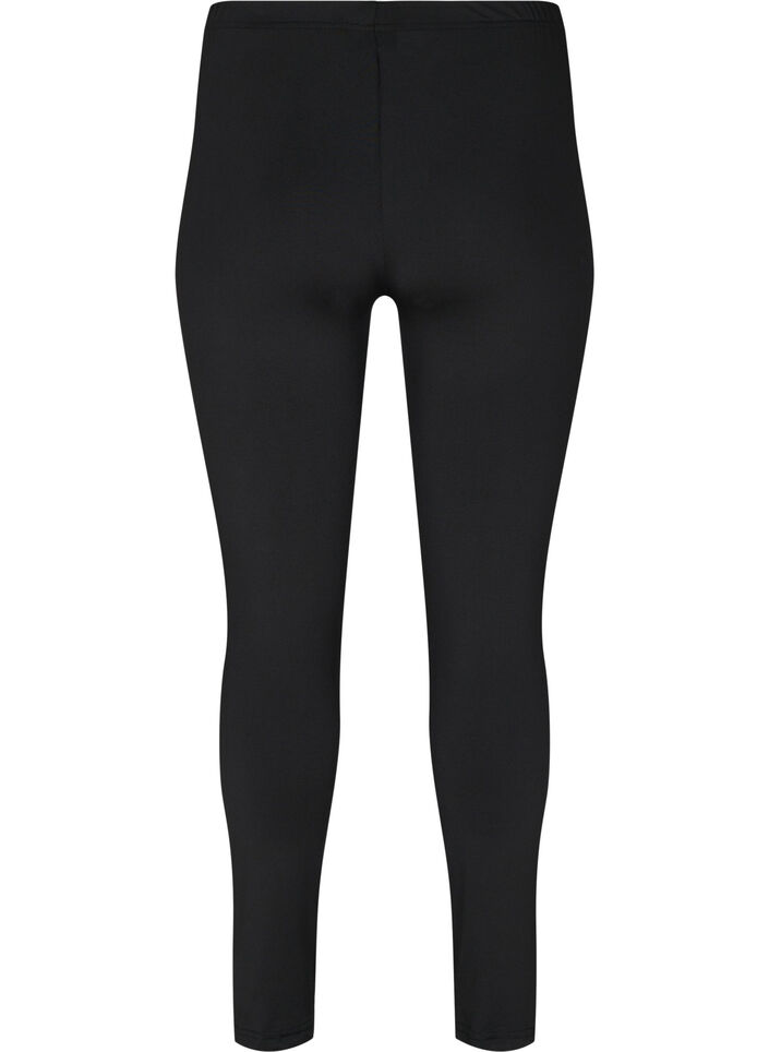 2-pack basis leggings, Black, Packshot image number 1