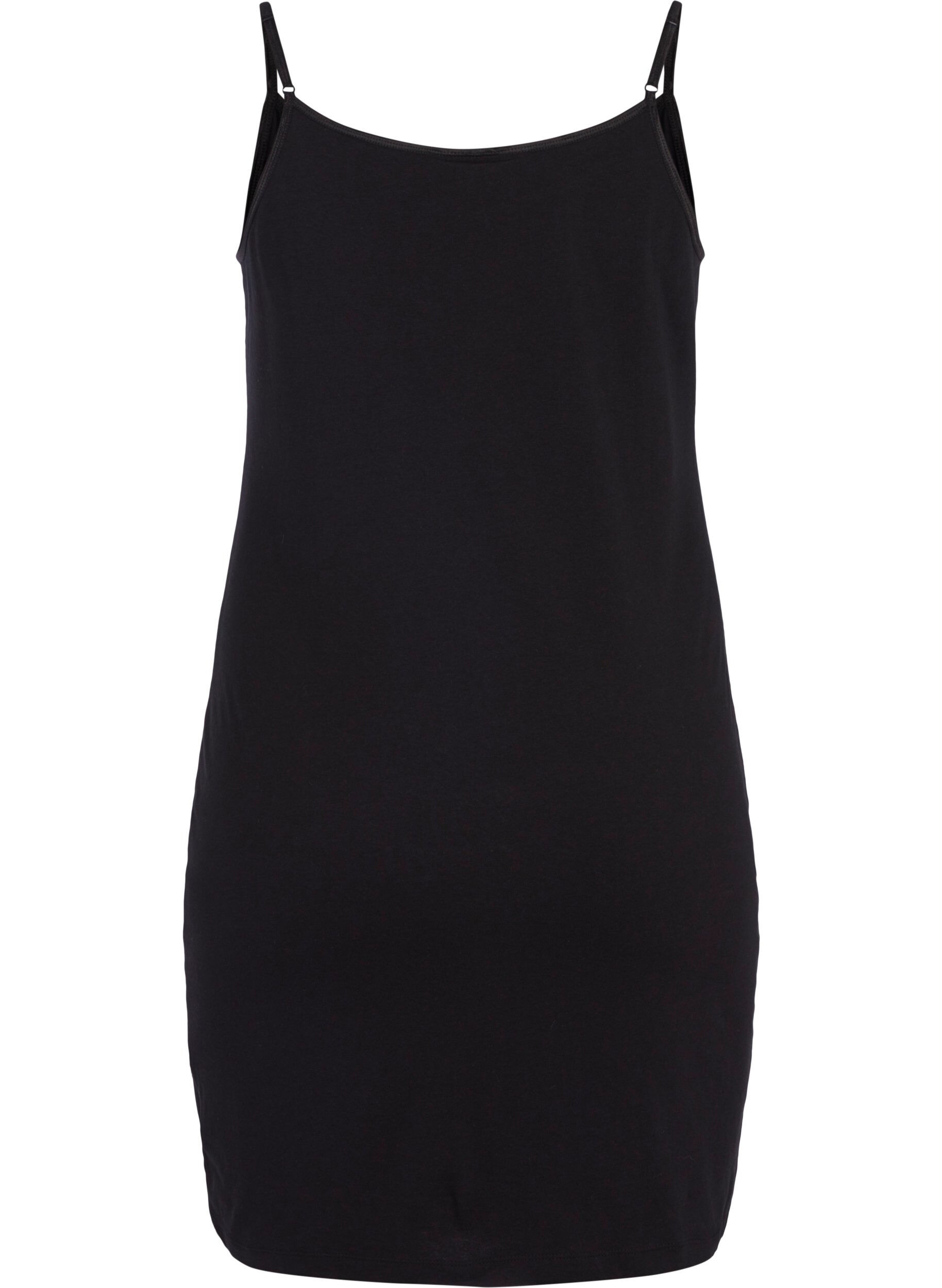 Zizzi Lange basic top, Black, Packshot image number 1