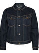 Klassiek denimjack met contrasterend stiksel, Blauw, Packshot image number 0