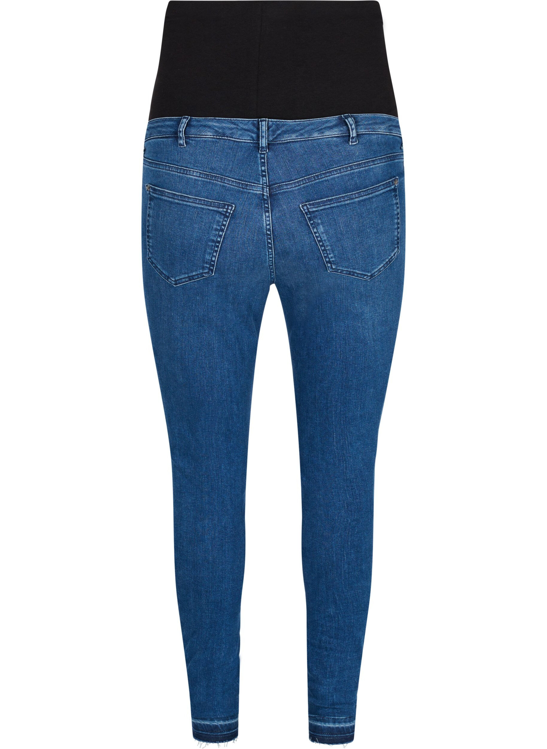 Zizzi Zwangerschapsjeans Amy, Blue denim, Packshot image number 1