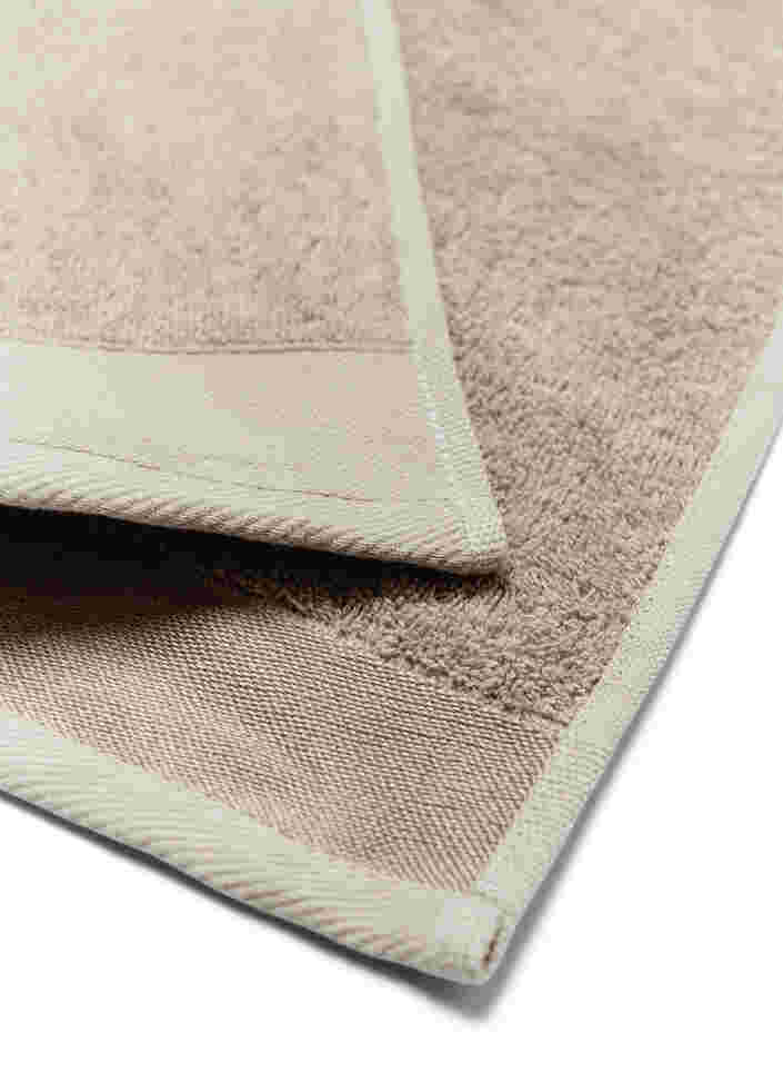 Handdoek in katoenen badstof, Aluminum, Packshot image number 2