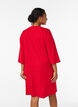 Nachthemd in biologisch katoen met kerstmotief, Rood, Model image number 2