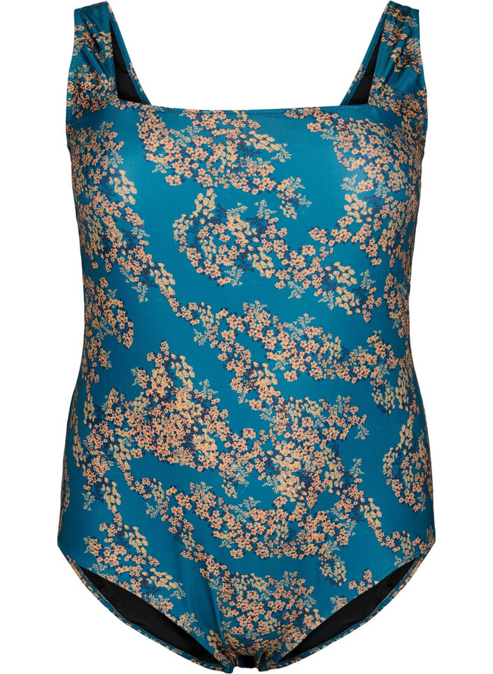 Badpak met bloemenprint, Zebra Flower, Packshot image number 0