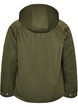 Gewatteerde parka met afneembare capuchon, Groen, Packshot image number 1