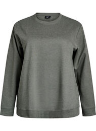 FLASH - Sweatshirt met ronde hals, Groen