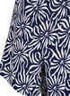  Blouse met V-hals en bloemenprint, White Blue Flower, Packshot image number 3
