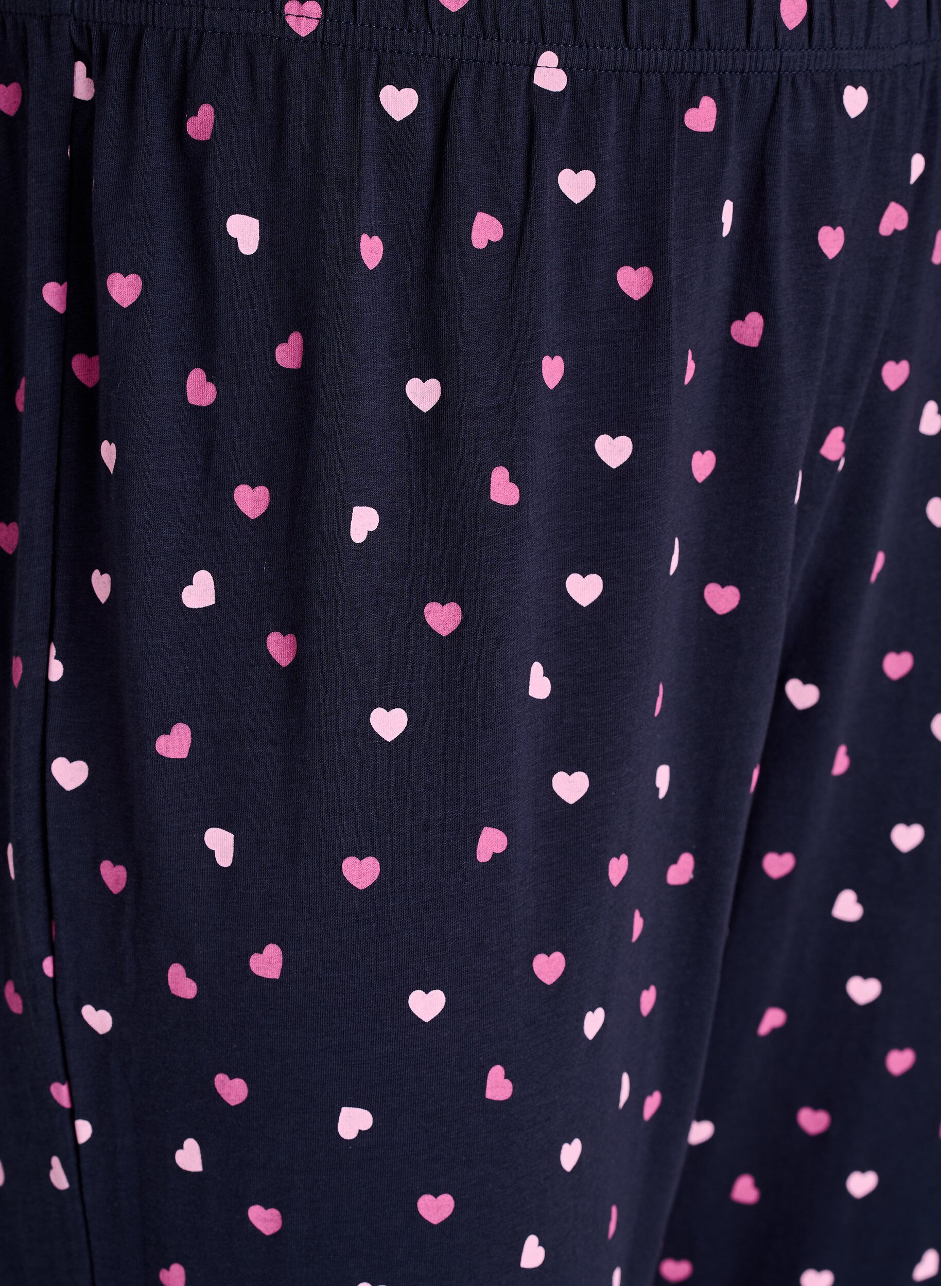 Zizzi Bedrukte pyjamabroek, Blauw, Packshot image number 2