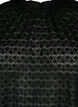 Blouse met lange mouwen en gedessineerde textuur, Black, Packshot image number 2