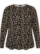 Blouse met lange mouwen, Zwart, Packshot image number 0