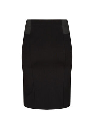 Nauwsluitende rok met elastiek in de taille, Black, Packshot image number 1