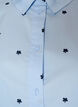 Shirt met geborduurde bloemen, Blauw, Packshot image number 2