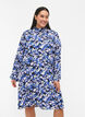 FLASH - Jurk met lange mouwen en bloemenprint, Blue Purple Flower, Model image number 0