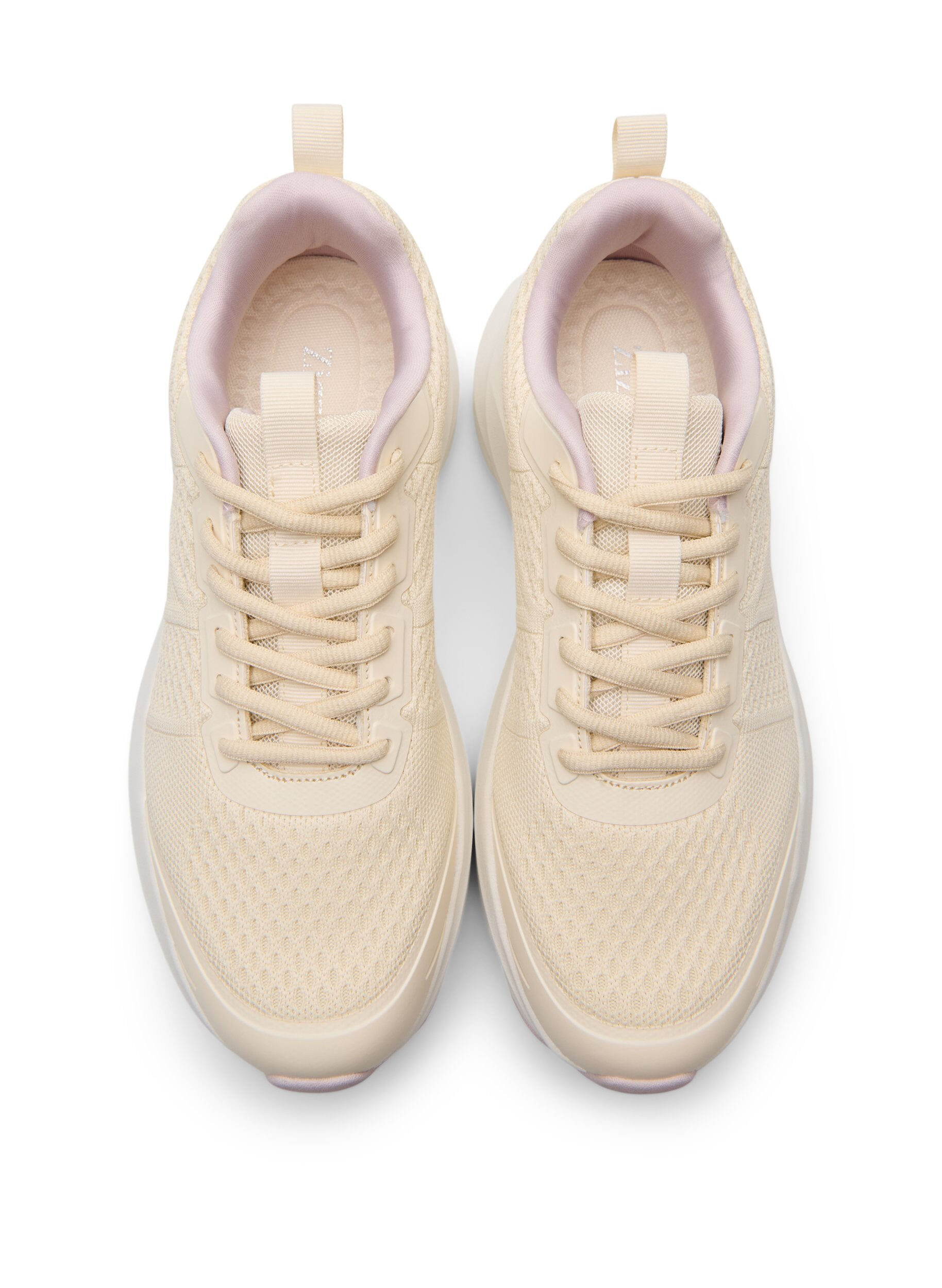Zizzi Wide fit - Comfort sneakers met schokabsorberende zool, Beige, Packshot image number 2