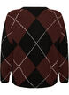 Vest met argylepatroon, Zwart, Packshot image number 1