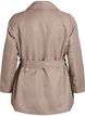 Korte trenchcoat met riem, Grijs, Packshot image number 1