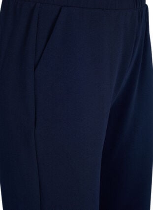 Losse broek met 7/8 lengte, Navy Blazer Solid, Packshot image number 2