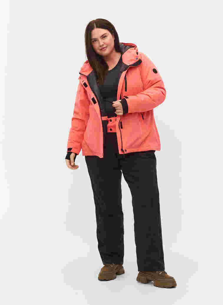 Ski jas met verstelbare onderkant en capuchon, Dubarry, Model image number 3