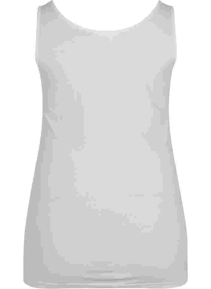 Basic top, Bright White, Packshot image number 1