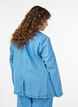 Denim blazer met zakken, Blauw, Model image number 2