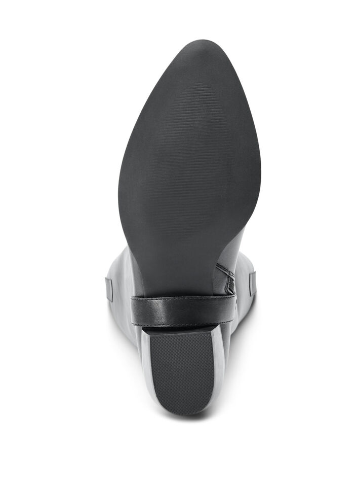 Lange laars met afneembare schacht, Zwart, Packshot image number 5