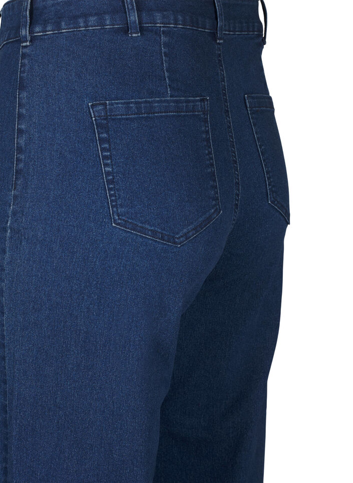 Jeans met wijde pijpen, Blauw, Packshot image number 3