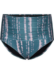 Bikinibroekje met extra hoge taille en print, Tie Dye AOP, Packshot