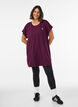 Lang trainings-T-shirt, Paars, Model image number 1