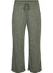 Jersey broek met wijde pijpen en zakken, Groen, Packshot image number 0