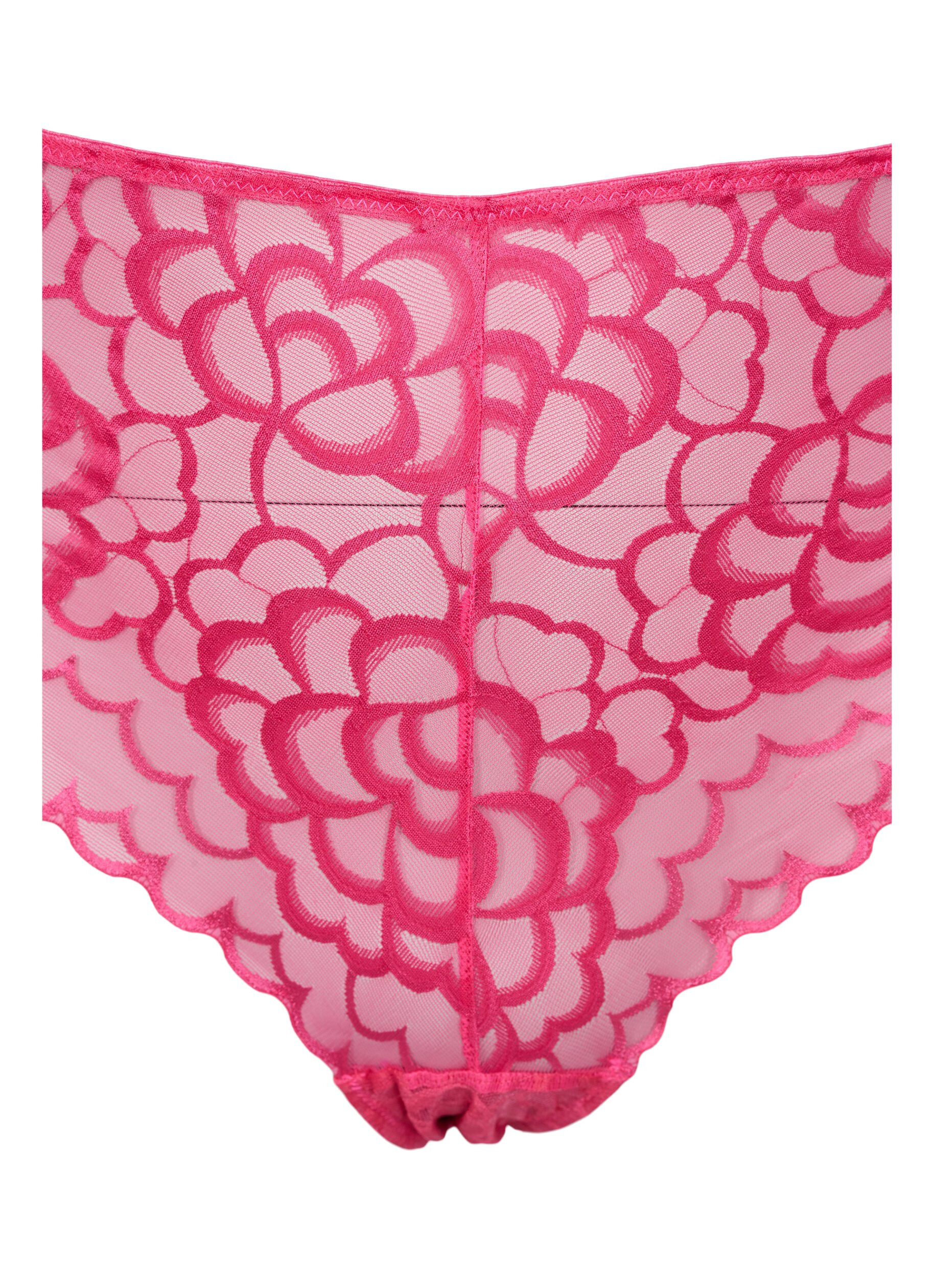 Zizzi Hipsterslip in kantstof, Jazzy, Packshot image number 2