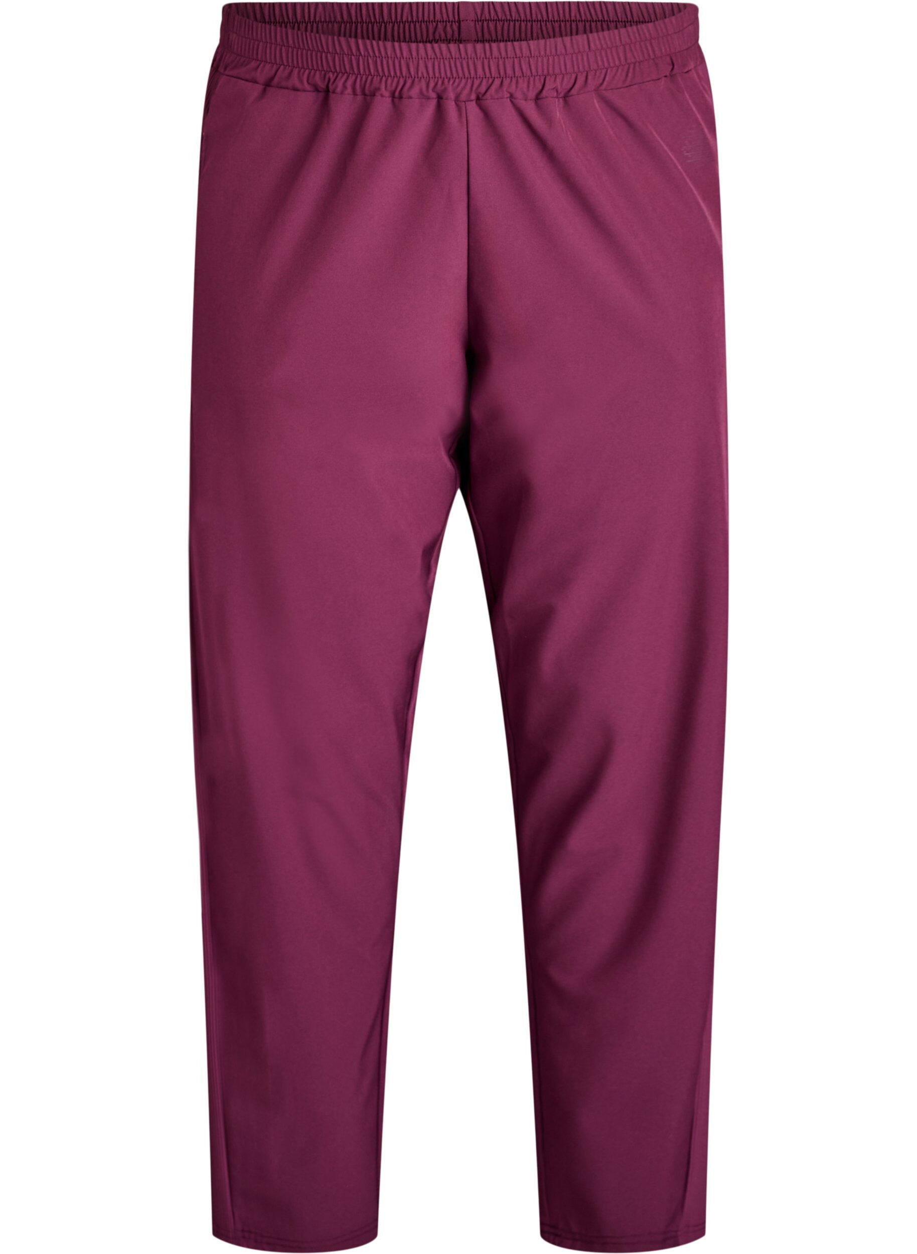 ZizziLichte trainingsbroek met zakken, Rood, Packshot image number 0