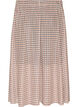 Gecontroleerde mesh midi-rok, Beige, Packshot image number 1