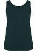 Effen gekleurd basic top in katoen, Groen, Packshot image number 1