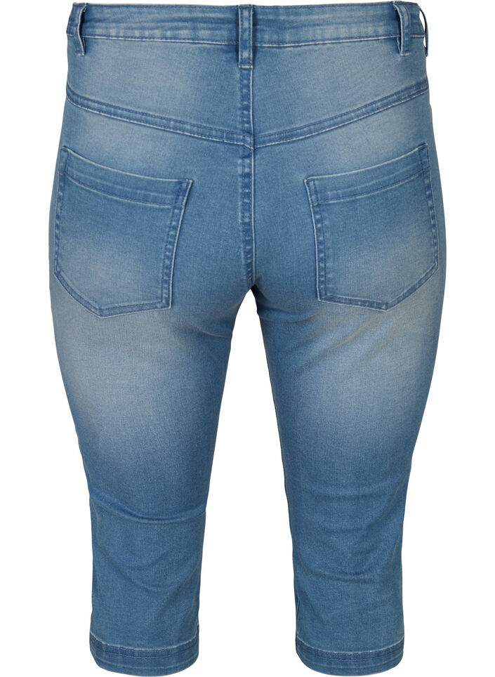 Slim fit Emily capri jeans, Blauw, Packshot image number 1